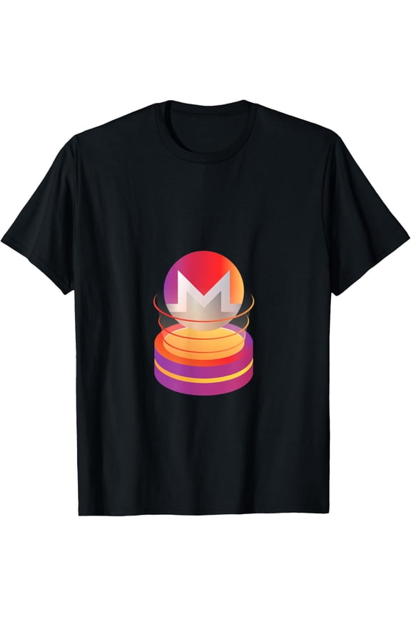 Monero XMR Logo Image Cryptocurrency T-Shirt