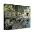 thumbnail image 1 of Monet "Bathers at La Grenouillere" (1869) Canvas Print, 1 of 4