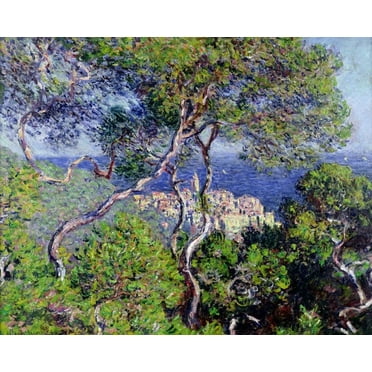 Monet "Bordighera" (1884) Glossy Poster