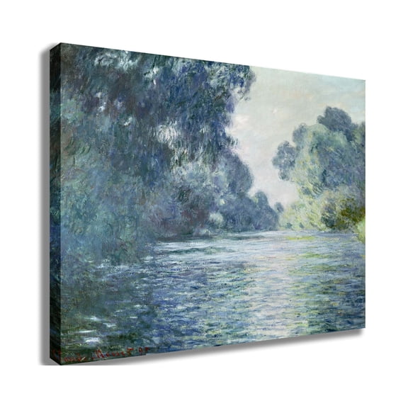 Monet "Branch of the Seine Near Giverny" (1897) Canvas Print