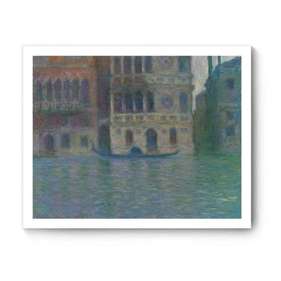 Monet Canvas Prints Wall Art, The Customs House at Varengeville by Claude Monet Famous Paintings Reproduction, Monet Classic Art Poster Prints