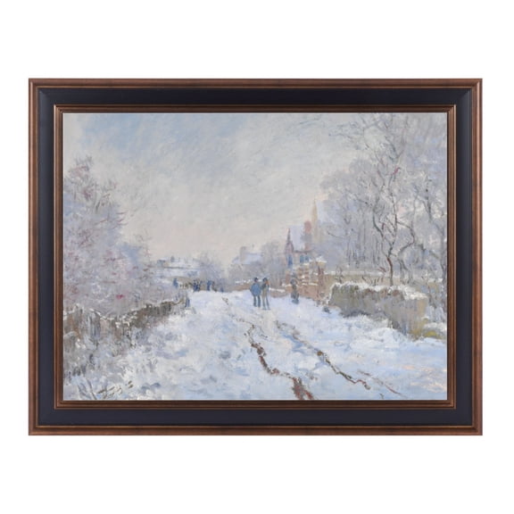 Monet Canvas Wall Art – Famous Impressionist Canvas Paintings on Premium Pine Wood Framed, Giclée Prints for Home Decor, Living Room Bedroom Office, Ready to Hang - Modern Impressionist Wall Decor