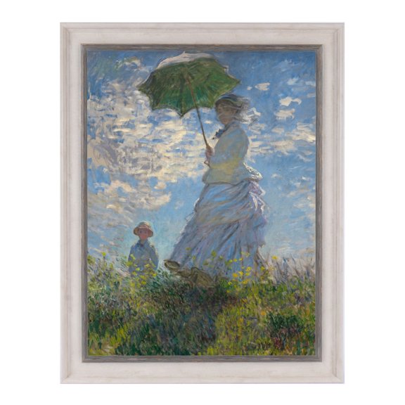 Monet Canvas Wall Art – Famous Impressionist Canvas Paintings on Premium Pine Wood Framed, Giclée Prints for Home Decor, Living Room Bedroom Office, Ready to Hang - Modern Impressionist Wall Decor
