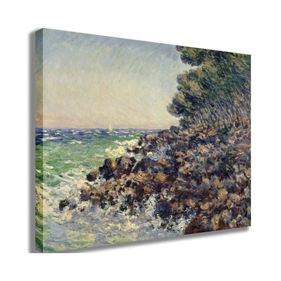 Monet "Cap Martin" (1884) Canvas Print