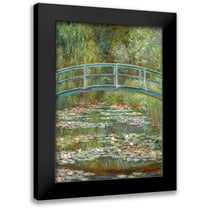 Monet, Claude 11x14 Black Modern Framed Museum Art Print Titled - The Water-Lily Pond