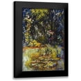 thumbnail image 1 of Monet, Claude 13x18 Black Modern Framed Museum Art Print Titled - Corner of a Pond with Waterlilies, 1 of 5