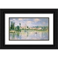 thumbnail image 1 of Monet, Claude 14x10 Black Ornate Wood Framed with Double Matting Museum Art Print Titled - Vetheuil in Summer, 1 of 4