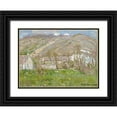 thumbnail image 1 of Monet, Claude 14x11 Black Ornate Wood Framed with Double Matting Museum Art Print Titled - The Hamlet of Falaise, near Giverny, 1883, 1 of 4