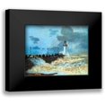 thumbnail image 1 of Monet, Claude 14x12 Black Modern Framed Museum Art Print Titled - La Jettee Du Harvre, 1 of 5