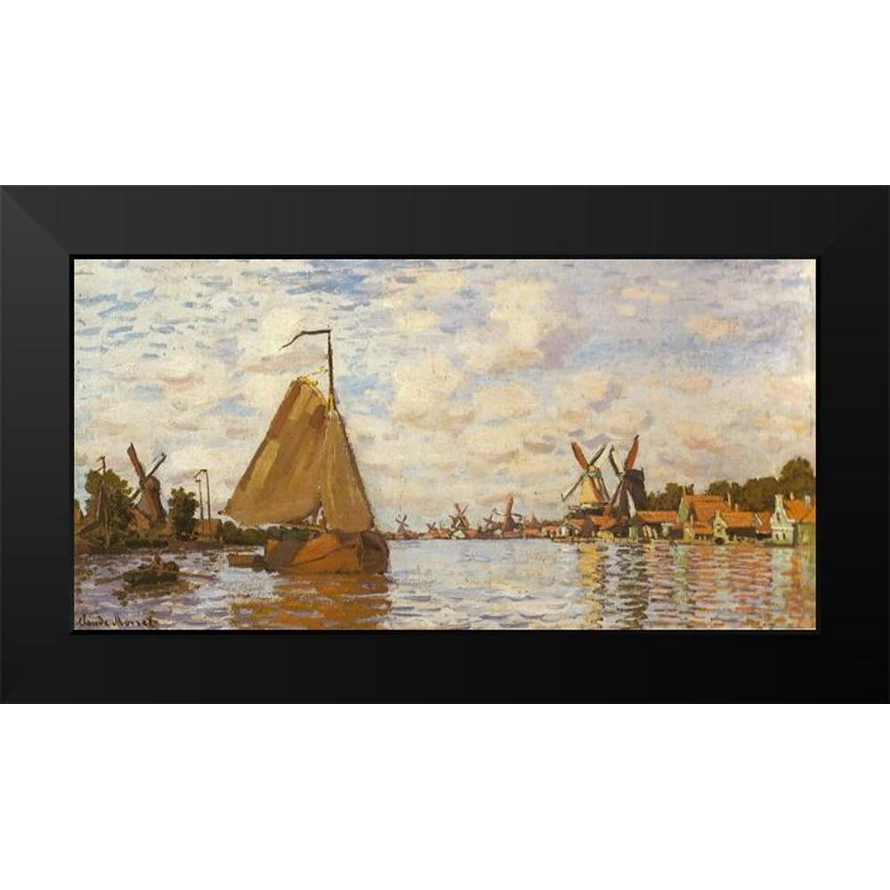 Monet, Claude 14x9 Black Modern Framed Museum Art Print Titled - The ...