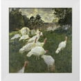 thumbnail image 1 of Monet, Claude 15x15 White Modern Wood Framed Museum Art Print Titled - The Turkeys at the Chateau de Rottembourg, Montgeron, 1 of 4