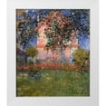 thumbnail image 1 of Monet, Claude 15x17 White Modern Wood Framed Museum Art Print Titled - Monets House At Argenteuil 1876, 1 of 4