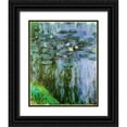 thumbnail image 1 of Monet, Claude 15x18 Black Ornate Wood Framed with Double Matting Museum Art Print Titled - Water-lilies purple-green 1909, 1 of 4