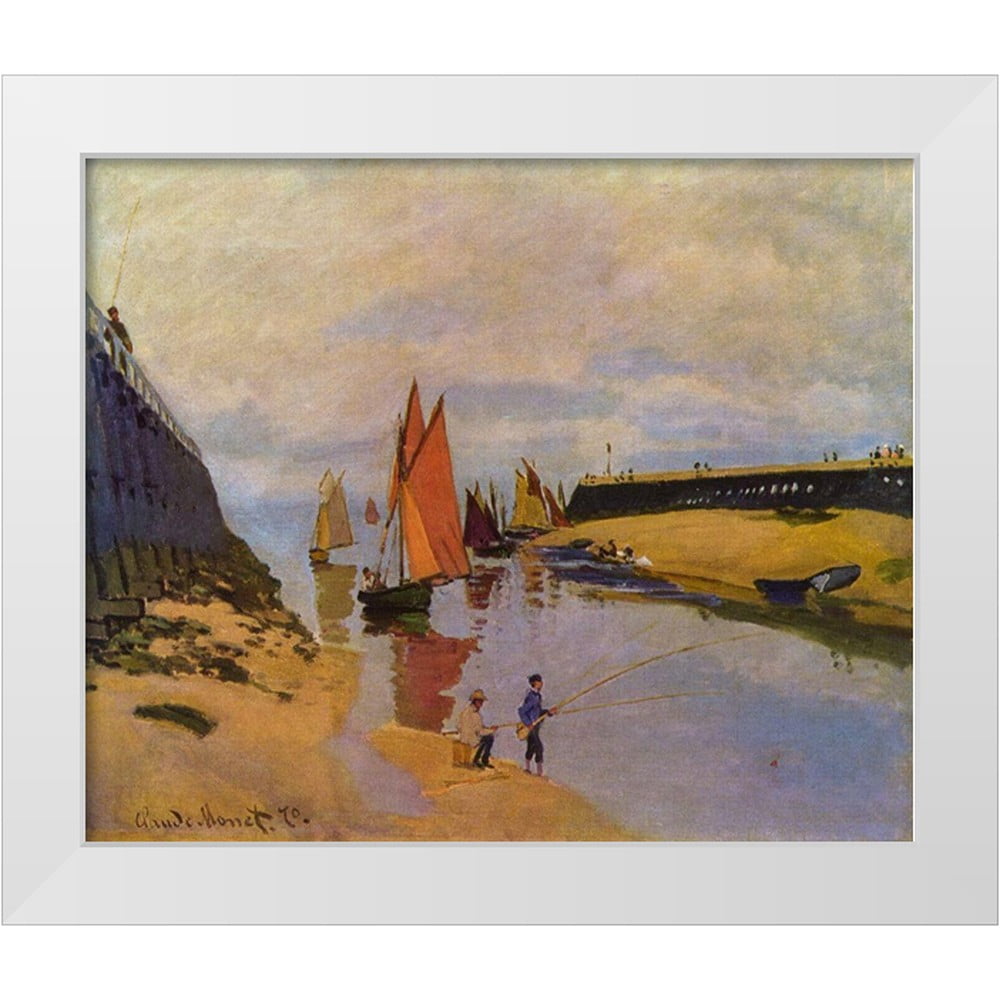 Monet, Claude 17x15 White Modern Wood Framed Museum Art Print Titled ...