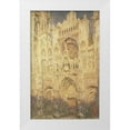 thumbnail image 1 of Monet, Claude 17x24 White Modern Wood Framed Museum Art Print Titled - Rouen Cathedral in the Evening, 1 of 4