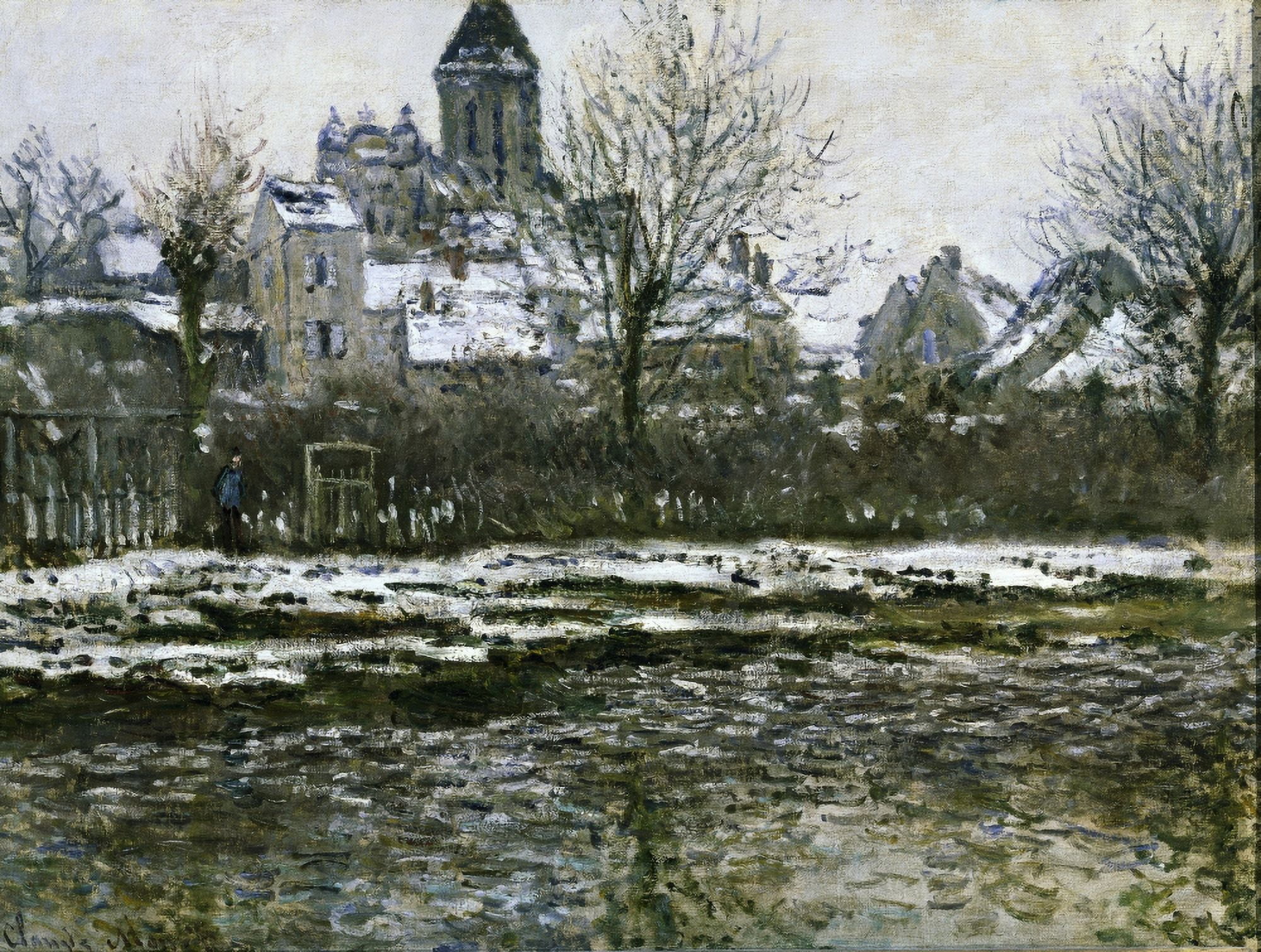 Monet Claude (1840-1926) Canvas Art - (24 x 18)