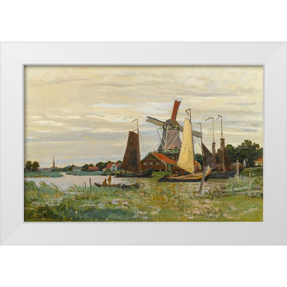 Monet, Claude 18x13 White Modern Wood Framed Museum Art Print