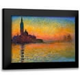 thumbnail image 1 of Monet, Claude 18x14 Black Modern Framed Museum Art Print Titled - Twilight Venice, 1 of 5