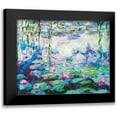 thumbnail image 1 of Monet, Claude 18x15 Black Modern Framed Museum Art Print Titled - Waterlilies, 1 of 5