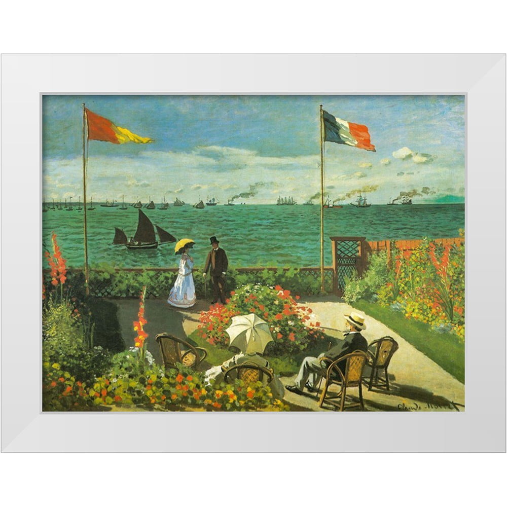 Monet, Claude 18x15 White Modern Wood Framed Museum Art Print Titled ...