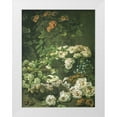 thumbnail image 1 of Monet, Claude 19x24 White Modern Wood Framed Museum Art Print Titled - Spring Flowers 1864, 1 of 4