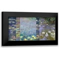 thumbnail image 1 of Monet, Claude 24x14 Black Modern Framed Museum Art Print Titled - Waterlilies III, 1 of 5