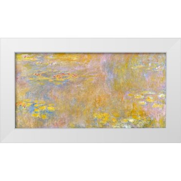 Claude Monet Water Lilies (Yellow Nirvana) Giclee Fine Art Print On Canvas