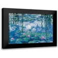 thumbnail image 1 of Monet, Claude 24x18 Black Modern Framed Museum Art Print Titled - Nympheas, 1 of 5