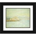 thumbnail image 1 of Monet, Claude 24x20 Black Ornate Wood Framed with Double Matting Museum Art Print Titled - The Old Fort at Antibes, 1 of 4
