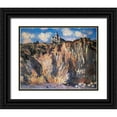 thumbnail image 1 of Monet, Claude 24x20 Black Ornate Wood Framed with Double Matting Museum Art Print Titled - Varengeville Church 1882, 1 of 4