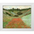 thumbnail image 1 of Monet, Claude 24x20 White Modern Wood Framed Museum Art Print Titled - Poppy field near Giverny 1885, 1 of 4