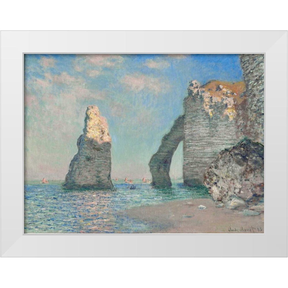 Monet, Claude 32x25 White Modern Wood Framed Museum Art Print Titled ...