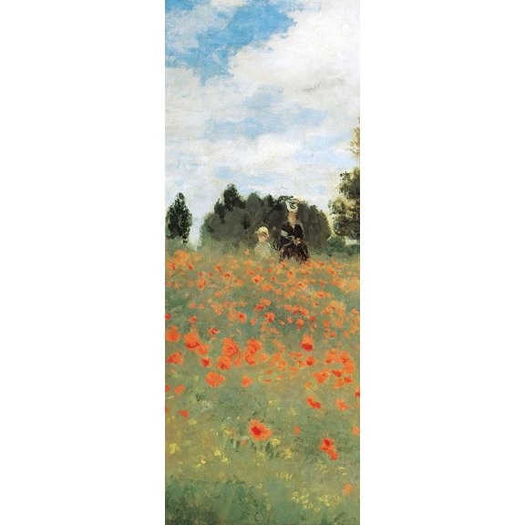Monet-Field of Poppies Poster Print - Collection Masters (10 x 24)