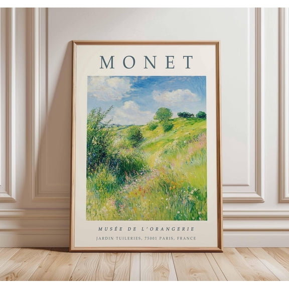 Monet Floral Impression Poster Unframed Paper Print