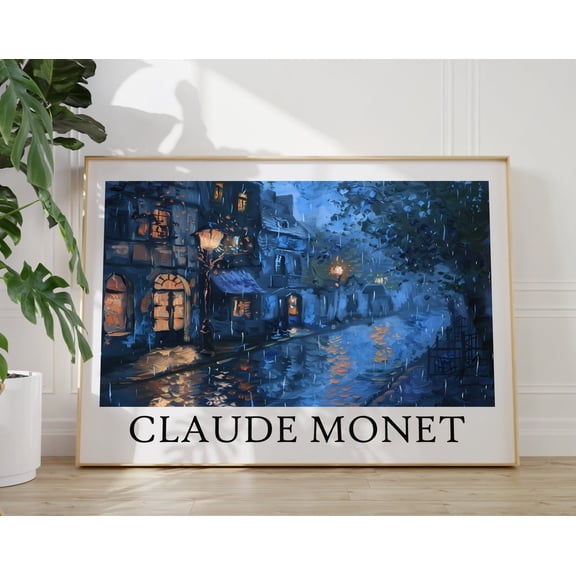 Monet Poster - High-Quality Exhibition Art As Claude Monet Wall Art, Monet Art Print, Landscape Art, Maximalist Decor, Eclectic Wall Art Wall Art, Modern Wall Decor, 16x24 UNFRAMED