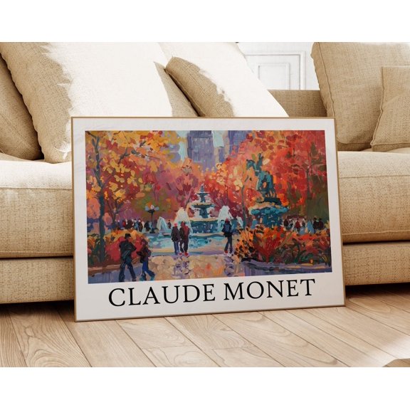 Monet Poster - High-Quality Exhibition Art As Claude Monet Wall Art, Monet Art Print, Landscape Art, Maximalist Decor, Eclectic Wall Art Wall Art, Modern Wall Decor, 24x36 UNFRAMED