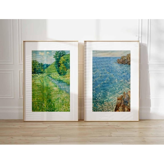 Monet Prints Set Impressionist Floral Landscape Art