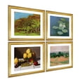 thumbnail image 1 of Monet Wall Art 4 Pcs,Claude Monet Print,Still Life Apples Painting,Claude Monet Water Lilies Poster,Monet Framed Art For Wall Decor, 1 of 6