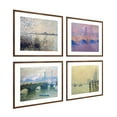 thumbnail image 1 of Monet Wall Art 4 Pcs,Claude Monet Print,Vetheuil Painting,Claude Monet Water Lilies Poster,Monet Framed Art For Wall Decor, 1 of 6