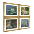 thumbnail image 1 of Monet Wall Art 4 Pcs,Claude Monet Print,Water Lilies Painting,Claude Monet Waterlily Poster,Monet Framed Art For Wall Decor, 1 of 6