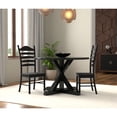 thumbnail image 1 of Carolina Classics Eila X Base Dining Table in Antique Black, 1 of 5