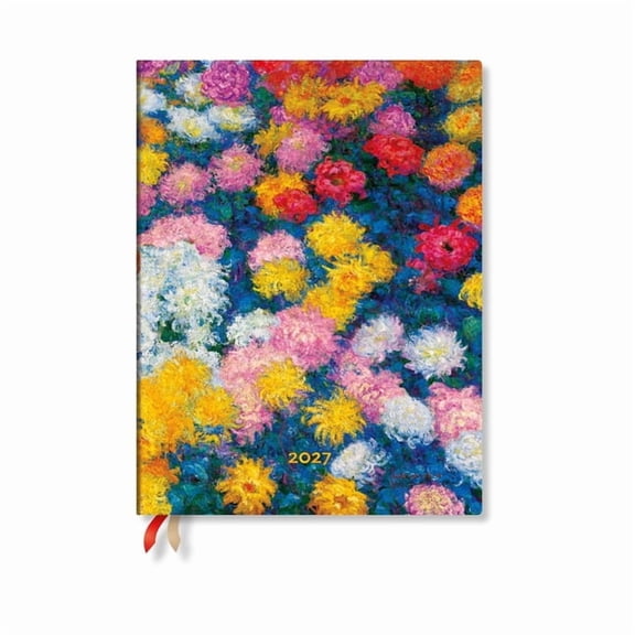 Monet's Chrysanthemums 2027 Monet's Chrysanthemums Ultra Softcover 12-Month Daily Planner, 432pg, 80gsm by Paperblanks, (Paperback)