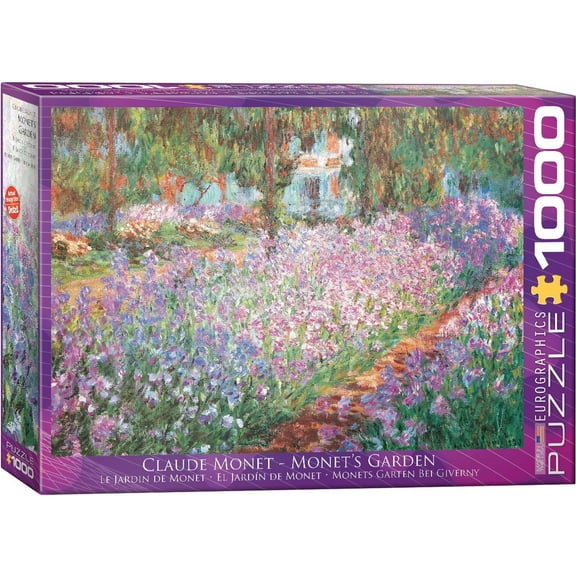 Monet's Garden by Claude Monet 1000-Piece Puzzle
