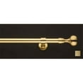 thumbnail image 1 of Moneta 1150 Curtain Rod Set -.75 in. - Antique Brass - 126 in., 1 of 1