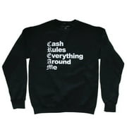 Monetary Motivation Womens Graphic Print Sweatshirt XL