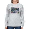 thumbnail image 1 of Monets Garden Sweatshirt Women -Mary Jean Weber Designs, Female Large, 1 of 4