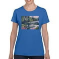 thumbnail image 1 of Monets Garden T-Shirt Women -Mary Jean Weber Designs, Female x-Large, 1 of 4