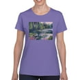 thumbnail image 1 of Monets Garden T-Shirt Women -Mary Jean Weber Designs, Female x-Large, 1 of 4