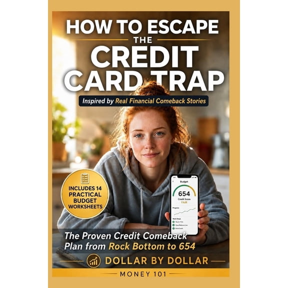 Money 101 Mondays - Budgeting, Investing How to Escape the Credit Card Trap: The Proven Credit Comeback Plan from Rock Bottom to 654: Inspired by Real Financial , (Paperback)