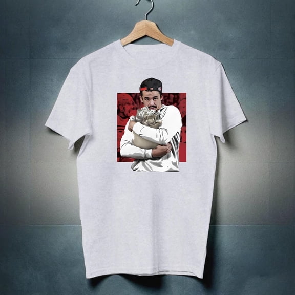 Money Bag Hockey Hug Shirt – Funny Game Celebration Graphic Tee New Instock-TH3032